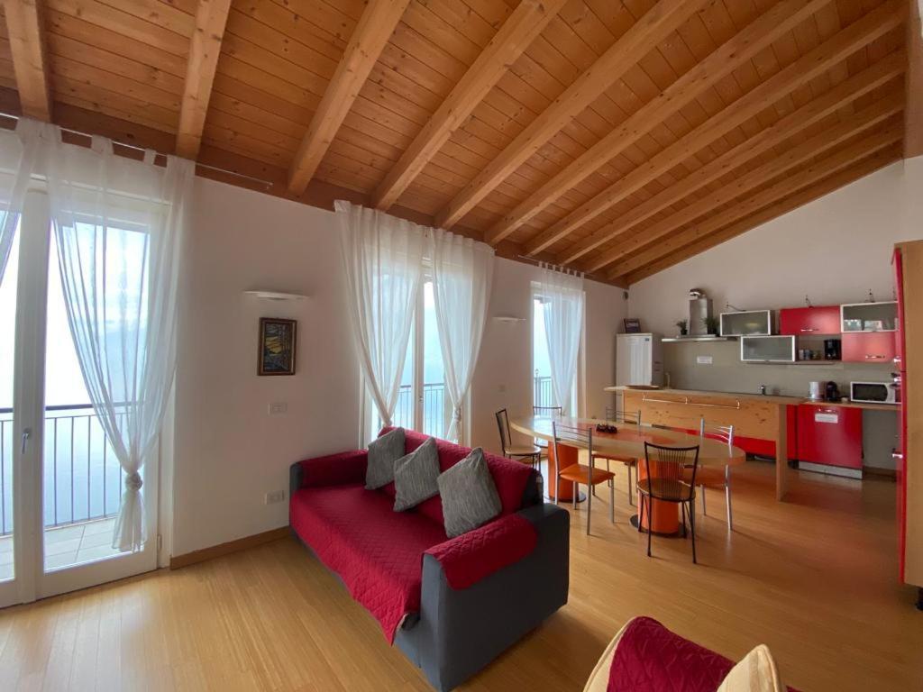 Luxury Penthouse With Big Terrace Apartment Argegno Exterior foto