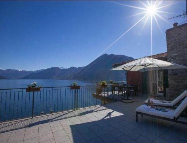 Luxury Penthouse With Big Terrace Apartment Argegno Exterior foto